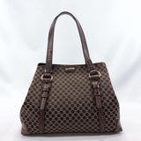 CELINE Tote Bag Macadam canvas/leather Brown Women Used - JP-BRANDS.com