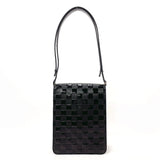 LOUIS VUITTON Shoulder Bag M92127 club Vernis/Damier Black Black Women Used