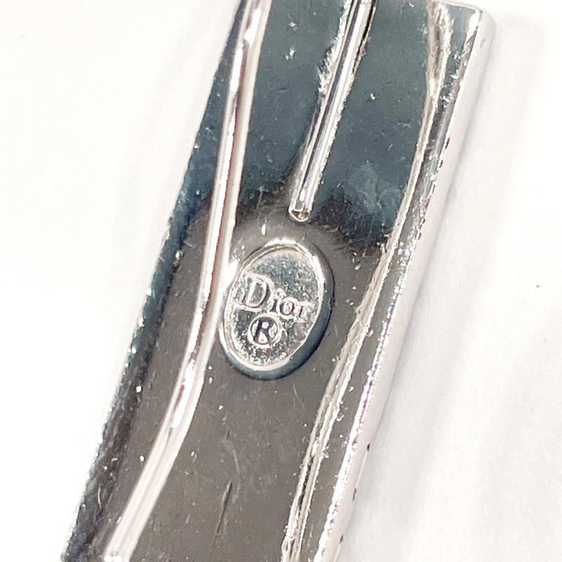 Dior earring Trotter plate metal Silver Silver Women Used