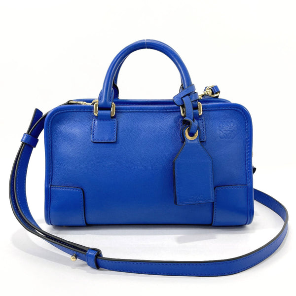 LOEWE Handbag Amazonas 23 leather blue Women Used
