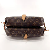 LOUIS VUITTON Shoulder Bag M42256 Saumur 30 Monogram canvas/Leather Brown Women Used