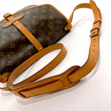 LOUIS VUITTON Shoulder Bag M42256 Saumur 30 Monogram canvas/Leather Brown Women Used