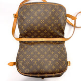 LOUIS VUITTON Shoulder Bag M42256 Saumur 30 Monogram canvas/Leather Brown Women Used