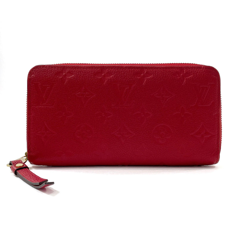 LOUIS VUITTON purse M60547 Zippy wallet Monogram Empreinte Red Red