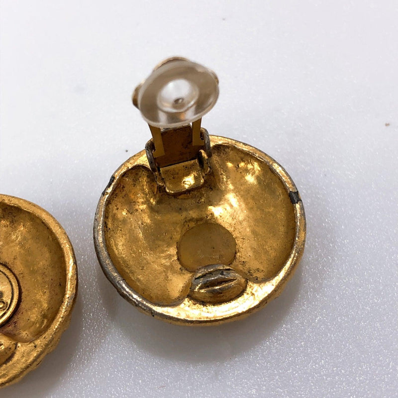 CHANEL Earring vintage metal gold Women Used - JP-BRANDS.com