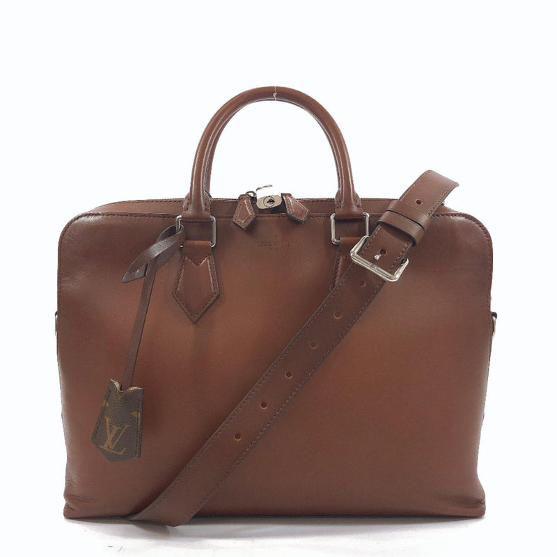 LOUIS VUITTON Business bag M51370 Armando Briefcase PM Ombre Calfskin Brown mens Used - JP-BRANDS.com