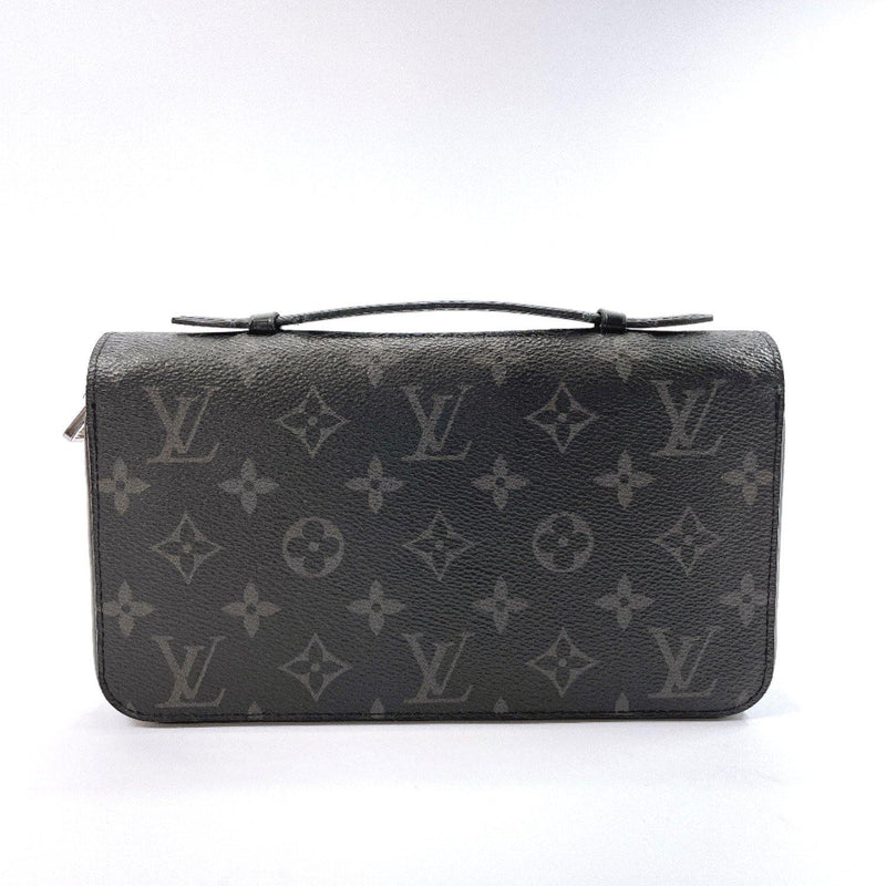 Louis-Vuitton-Monogram-Eclipse-Zippy-XL-Wallet-Black-M61698