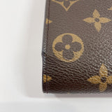 LOUIS VUITTON purse M61215 Porte Tresor International Monogram canvas Brown Women Used - JP-BRANDS.com