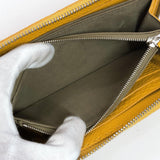 FENDI purse 8M0299 QZY Round zip Celeria leather yellow Women Used - JP-BRANDS.com