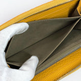 FENDI purse 8M0299 QZY Round zip Celeria leather yellow Women Used - JP-BRANDS.com