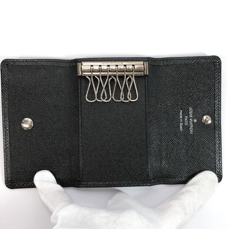 LOUIS VUITTON key holder M30500 Multicles6 six hooks Taiga black unisex Used - JP-BRANDS.com