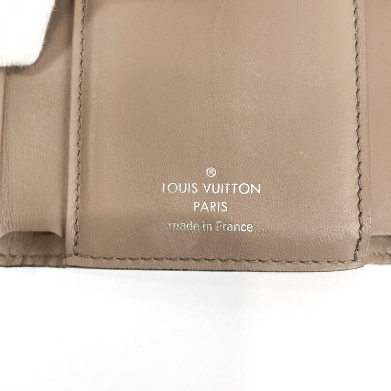 LOUIS VUITTON Tri-fold wallet M62156 Capsine compact Taurillon Clemence Pink (magnolia) Women Used