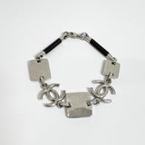 CHANEL bracelet 97 A COCO Mark metal Silver Women Used - JP-BRANDS.com