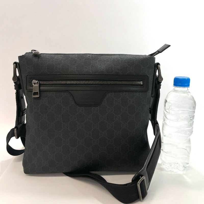 Gucci GG Supreme Leather Cross-body Bag in Black for Men