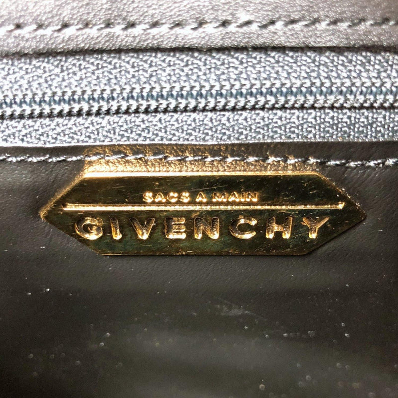 GIVENCHY Shoulder Bag vintage leather black gold Women Used – JP