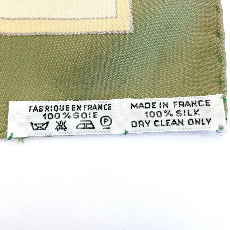 HERMES scarf Petit Carre silk beige Women Used - JP-BRANDS.com
