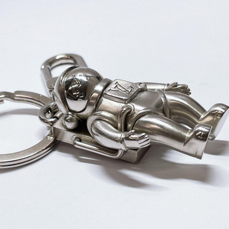 LOUIS VUITTON key ring MP2213 Spaceman metal Silver unisex Used