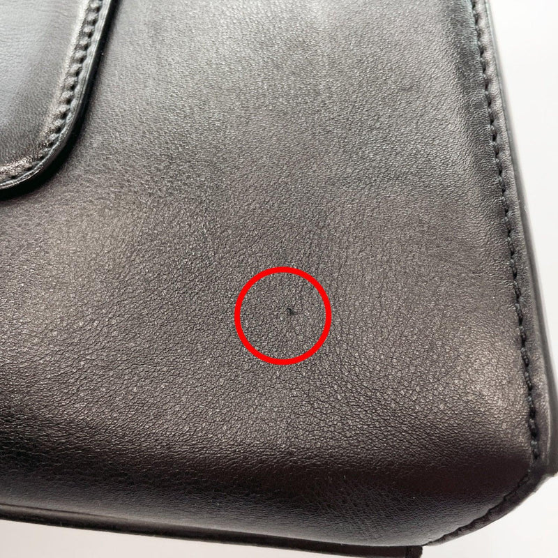 CELINE Handbag Edge leather beige black Women Used - JP-BRANDS.com