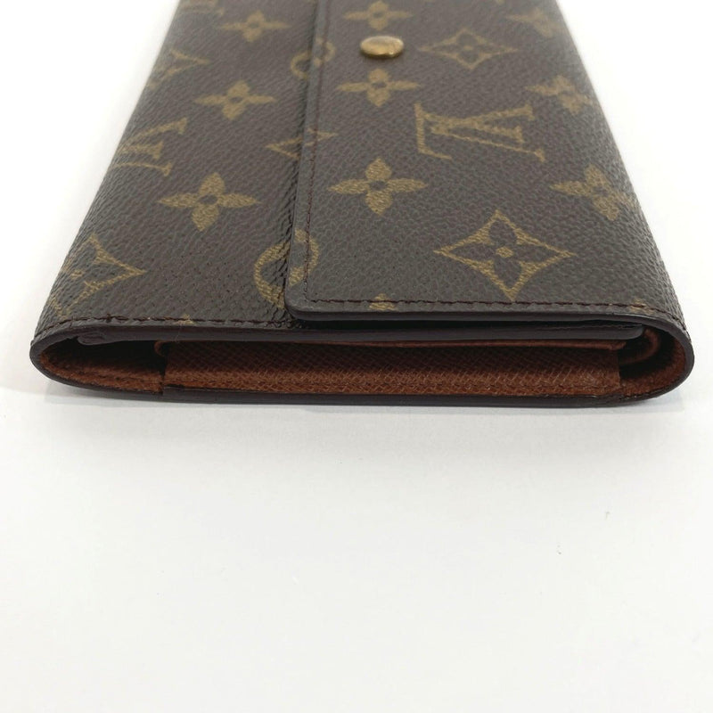 Shop Louis Vuitton Monogram Unisex Canvas Leather Folding Wallet