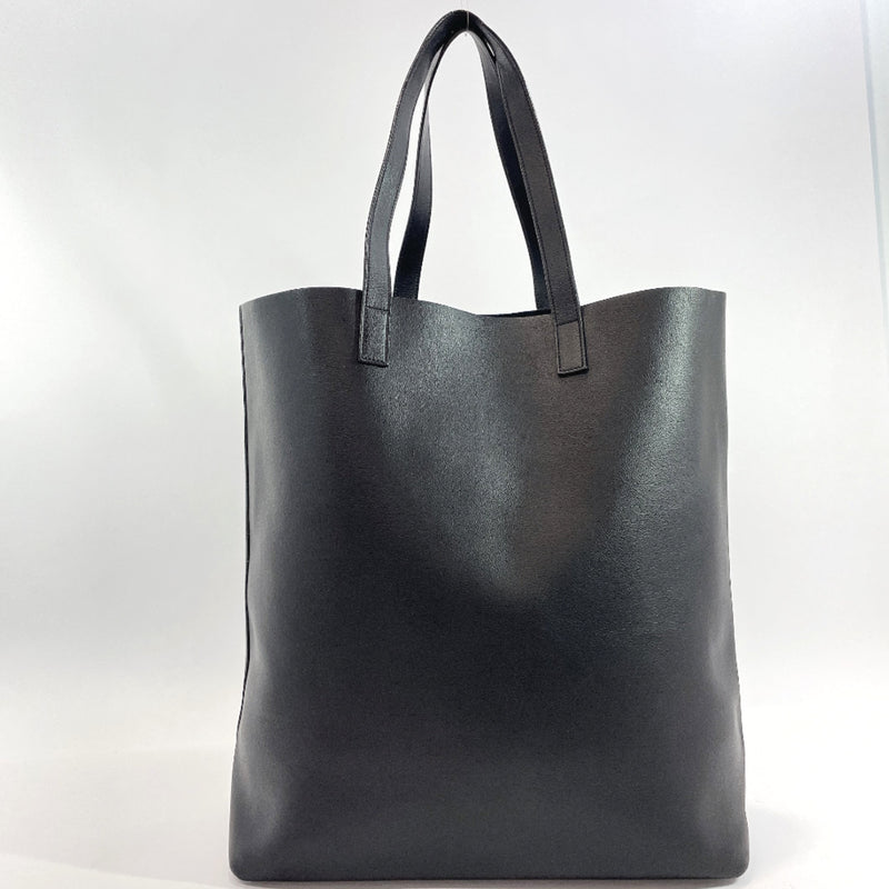 SAINT LAURENT PARIS Tote Bag 396906 Shopping tote leather black mens Used