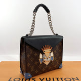 LOUIS VUITTON Shoulder Bag M50130 Pochette mask GM Monogram canvas Brown Women Used