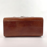 CARTIER Handbag PANTHERE Patent leather Brown SilverHardware Women Used - JP-BRANDS.com