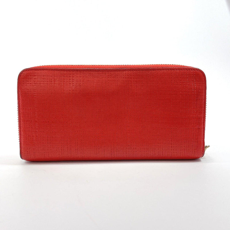 LOEWE purse Zip Around Zippy wallet Calfskin Red Gold Hardware Women Used - JP-BRANDS.com