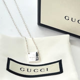 GUCCI Necklace metal Silver Women Used