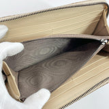 BOTTEGAVENETA purse Zip Around Intrecciato/leather beige unisex Used - JP-BRANDS.com