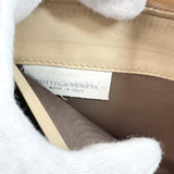 BOTTEGAVENETA purse Zip Around Intrecciato/leather beige unisex Used - JP-BRANDS.com