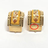 HERMES Earring Emile metal gold Women Used - JP-BRANDS.com