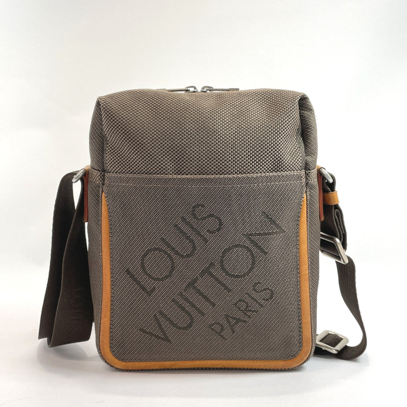 LOUIS VUITTON Shoulder Bag M93040 Sitadan Damier Jean Canvas Brown