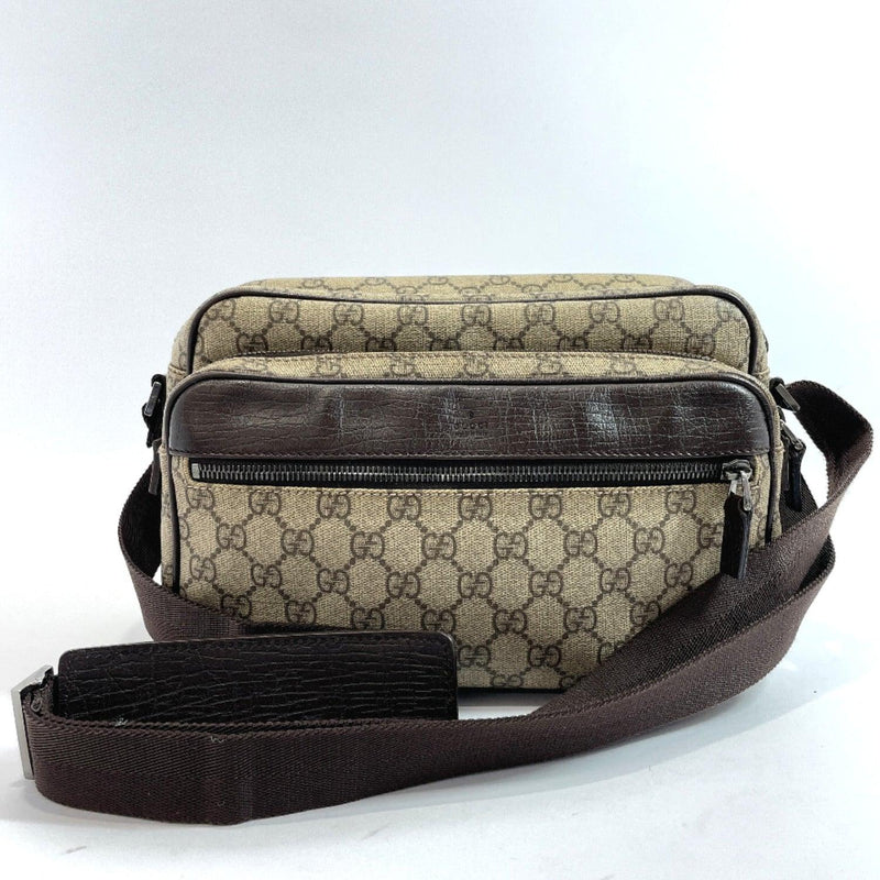 GG Supreme Messenger Bag in Brown - Gucci