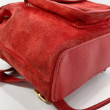 GUCCI Backpack Daypack 003 2058 Bamboo Suede Red Women Used - JP-BRANDS.com