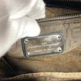 Salvatore Ferragamo Handbag 217337 Gancini leather/SilverHardware black Women Used