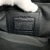 COACH Waist bag F38749 Signature PVC Black mens Used