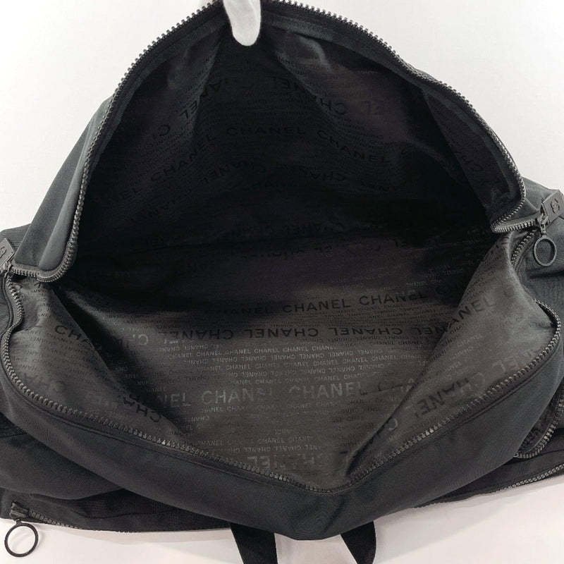 CHANEL Boston bag Chanel Sport Nylon/rubber Black Women Used –