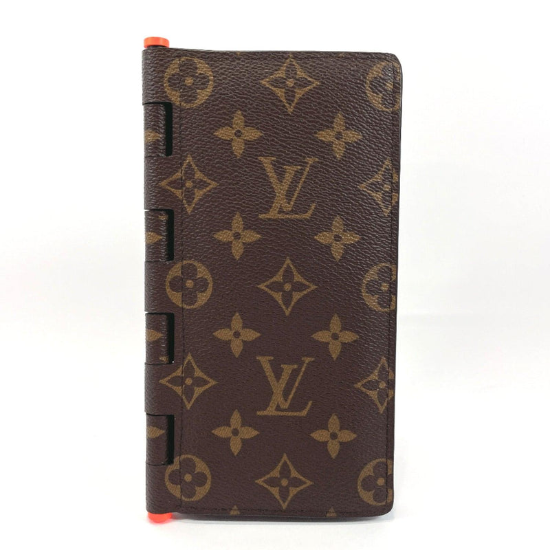 LOUIS VUITTON purse M67449 Portefeiulle Brother hinge Monogram Solar Powered Ray Monogram canvas Brown mens Used - JP-BRANDS.com