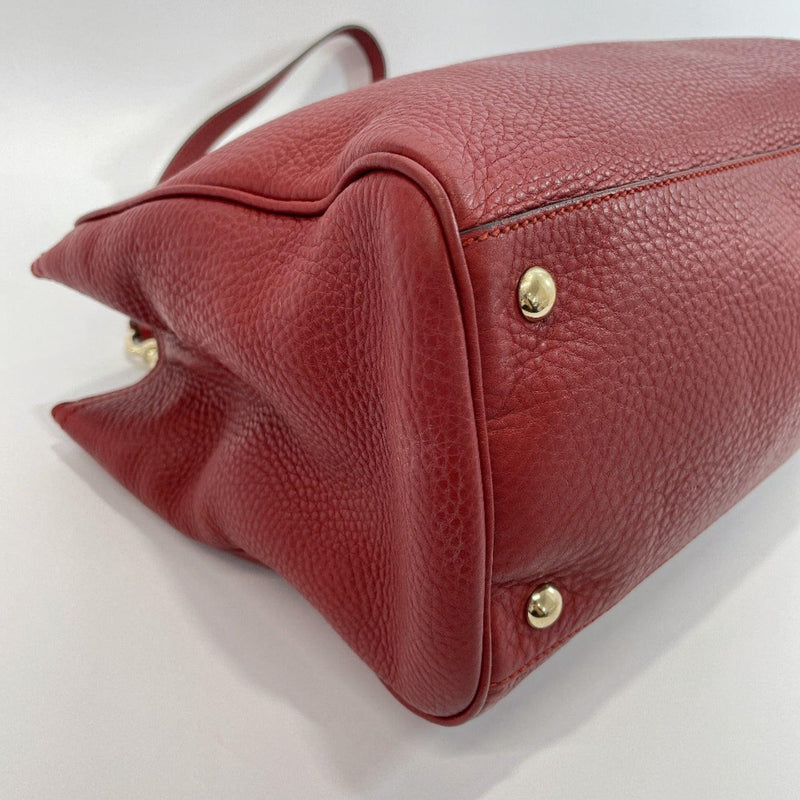 Gucci GG Marmont red leather bucket bag - Gaja Refashion