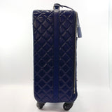 CHANEL Carry Bag Airline Matelasse Patent leather Navy Women Used - JP-BRANDS.com