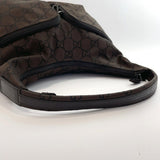 GUCCI Shoulder Bag 001・3380・1705 one belt GG canvas Dark brown Women Used - JP-BRANDS.com