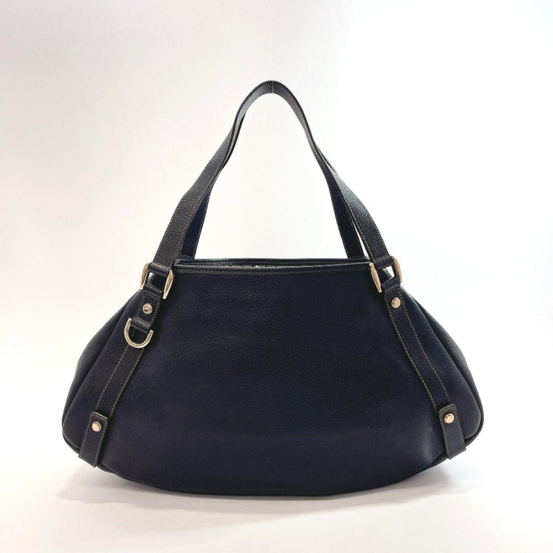 GUCCI Tote Bag 130736 Beetroot leather Navy Women Used - JP-BRANDS.com
