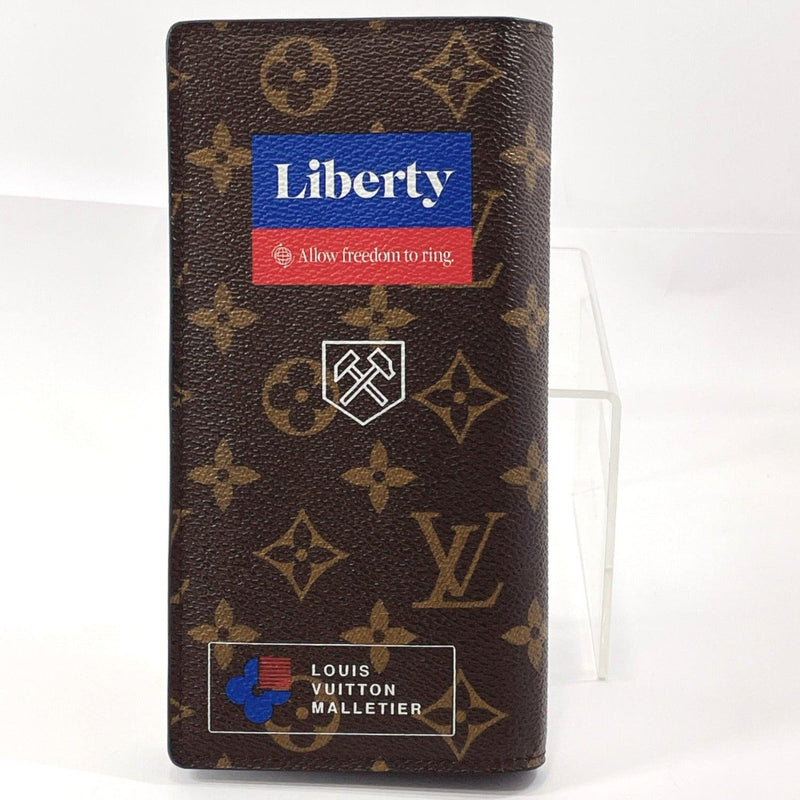 Brown Monogram Repurposed LV Passport Wallet