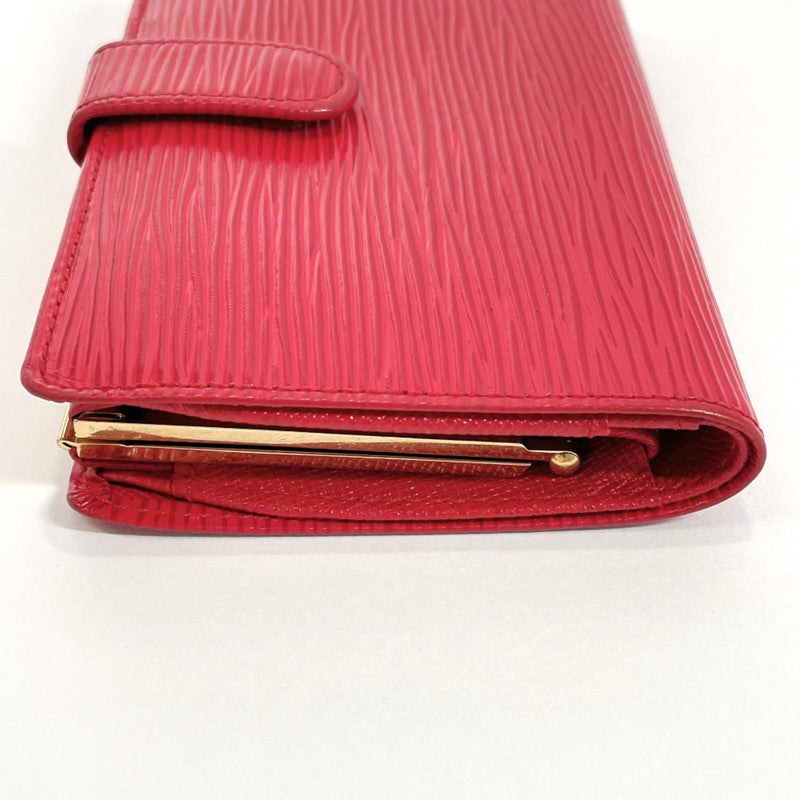 LOUIS VUITTON wallet M6324E Portonet Bie Vienova Epi Leather Red Women Used