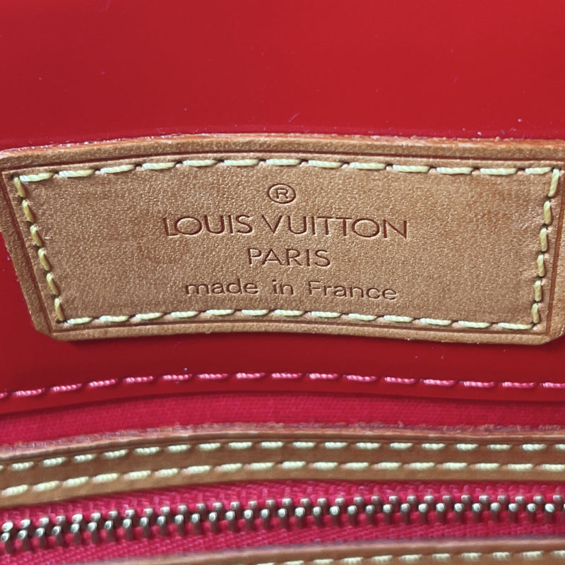 LOUIS VUITTON Tote Bag M91990 Reed PM Monogram Vernis Red Women Used