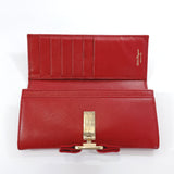Salvatore Ferragamo purse Vala leather Red Women Used