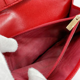 Salvatore Ferragamo purse Vala leather Red Women Used