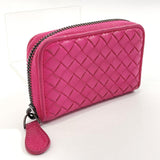 BOTTEGAVENETA coin purse Intrecciato leather pink Women Used - JP-BRANDS.com