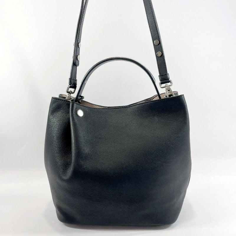Christian Dior Handbag 2Way leather Black SilverHardware Women Used - JP-BRANDS.com