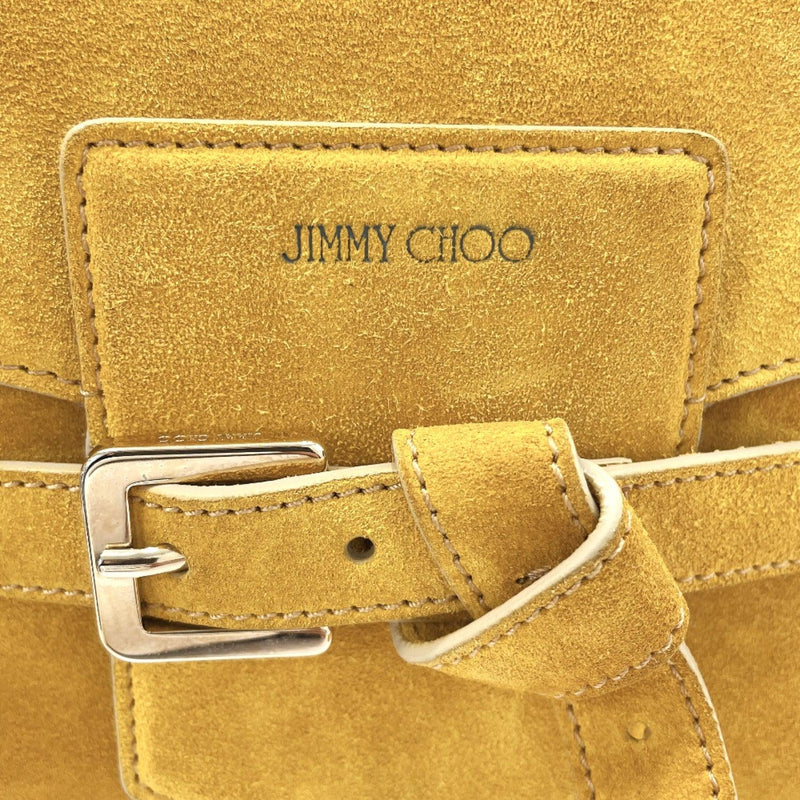 JIMMY CHOO Shoulder Bag LEXIE Rexy Suede yellow Women Used - JP-BRANDS.com